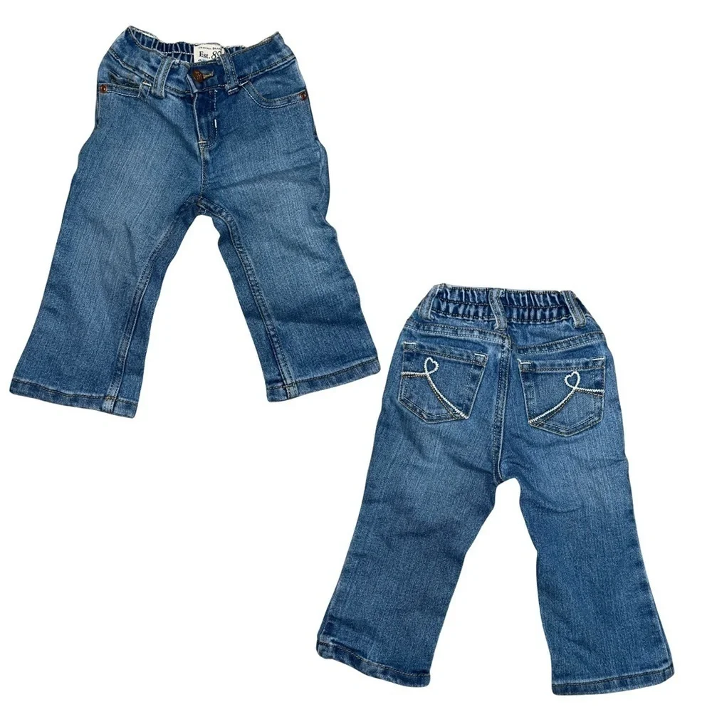 The Children’s Place Girls Bootcut Stretch Jeans Size 12-18 Months